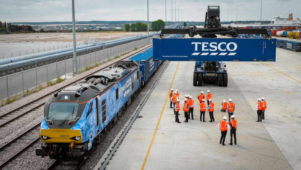 Tesco rail route Tesco rail route