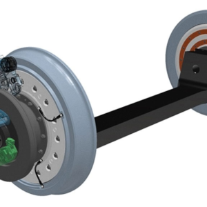 Lightweight wheelset for trams