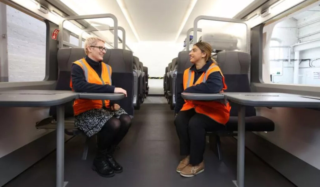 HS2 has released photos of the carriages