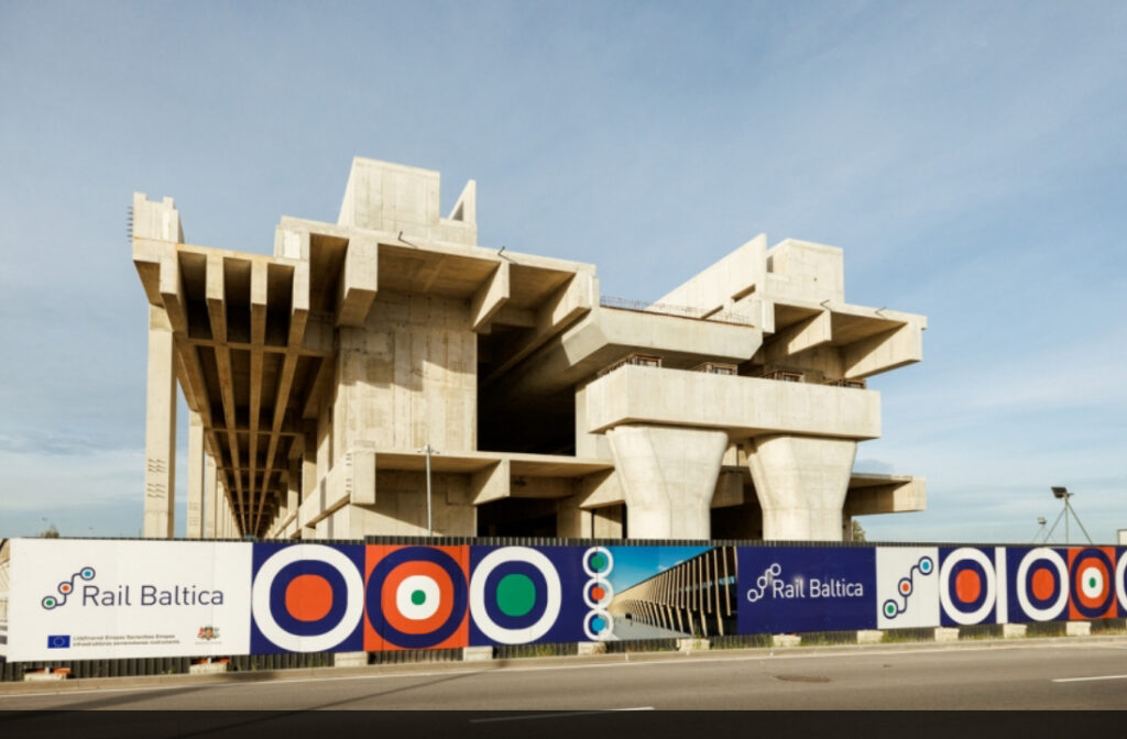 Construction of the Rail Baltica station