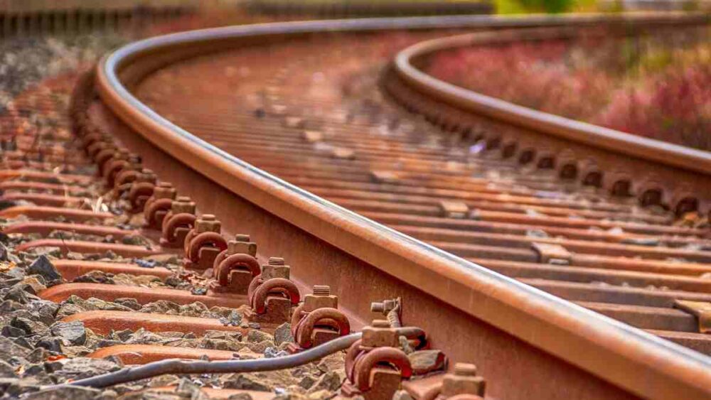 Railway Track in Ukraine Railway Track in Ukraine