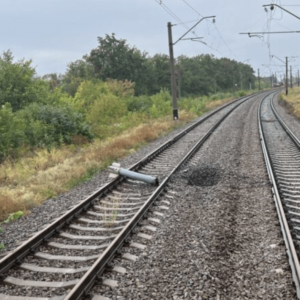 railway tracks were destroyed