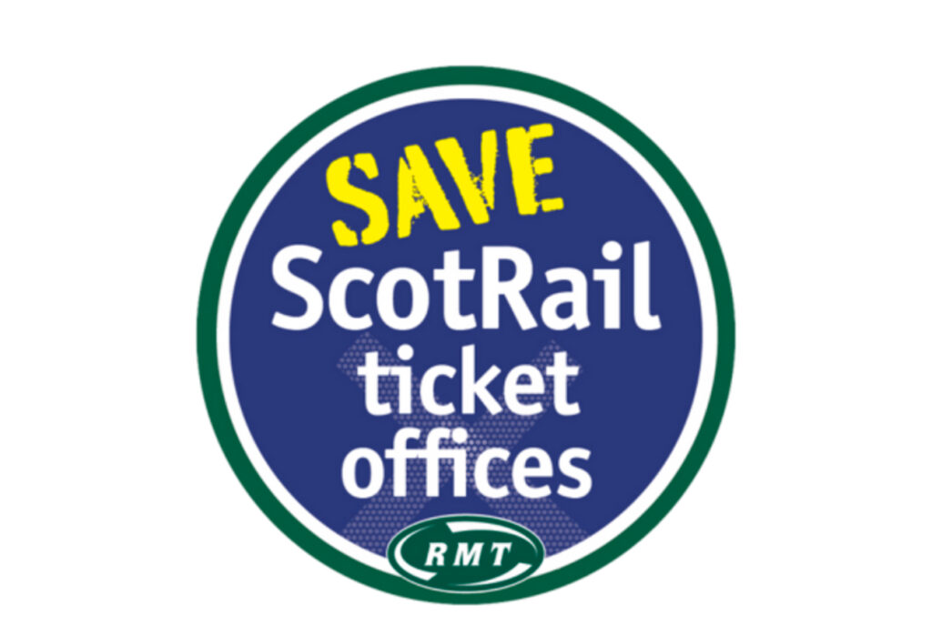 Protest Against ScotRail Ticket Office Cuts Protest Against ScotRail Ticket Office Cuts