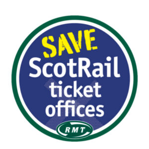 Protest Against ScotRail Ticket Office Cuts