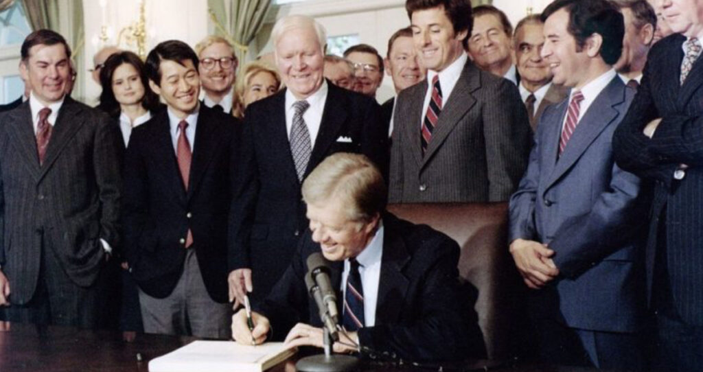 U.S. President Jimmy Carter