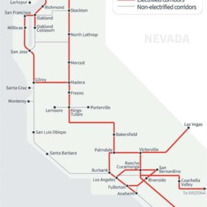 California Map Reveals Ambitious High-Speed Rail Expansion Plans