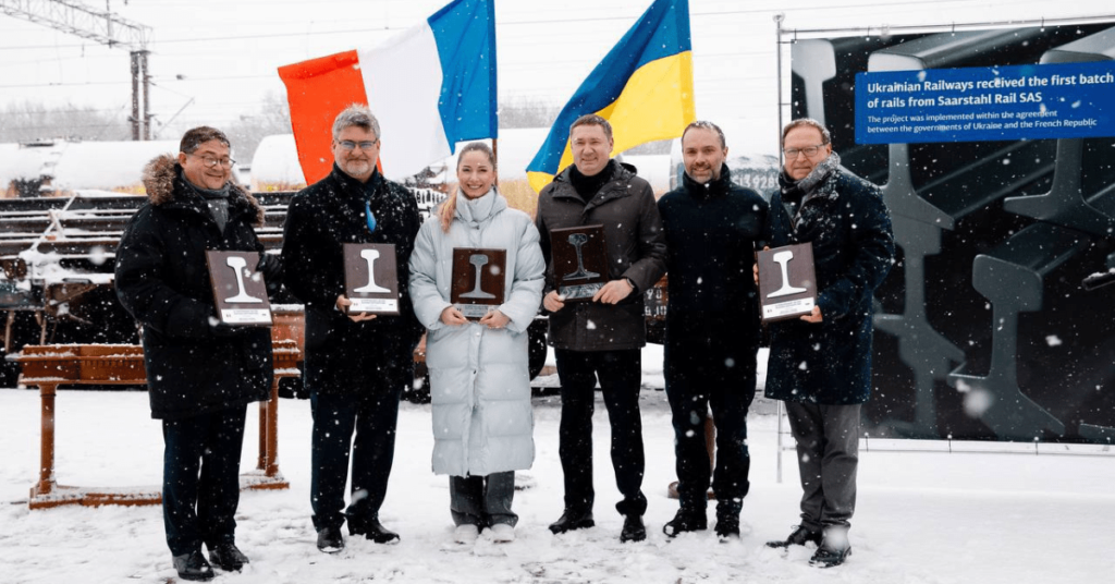 Ukrzaliznytsia has received 1,083 tons of rails from the French company Saarstahl Rail SAS Ukrzaliznytsia has received 1,083 tons of rails from the French company Saarstahl Rail SAS