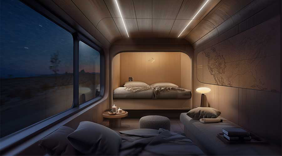 Dreamstar Lines, a California-based startup, is reimagining travel with luxury overnight trains in California.