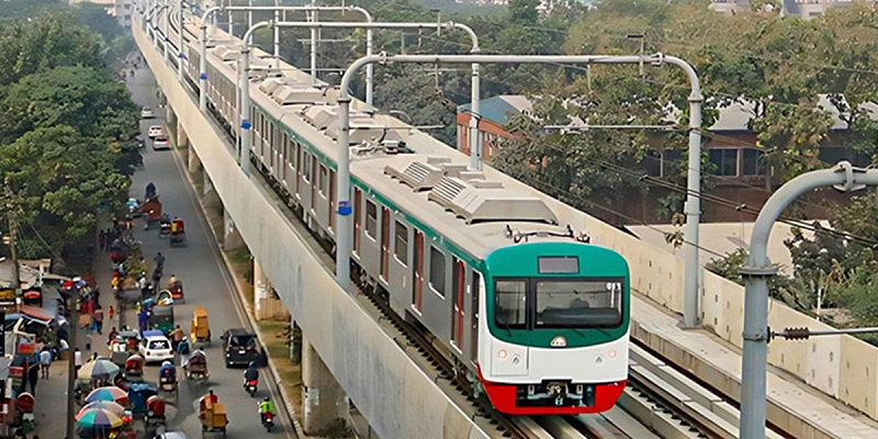 Metro Rail services on the Pallabi-Motijheel route were disrupted Saturday, leaving passengers stranded for one hour. Metro Rail services on the Pallabi-Motijheel route were disrupted Saturday, leaving passengers stranded for one hour.