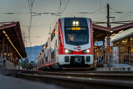 Caltrain announced its electric trains are exceeding efficiency expectations, saving energy and reducing operational costs through innovative renewable technologies. Caltrain announced its electric trains are exceeding efficiency expectations, saving energy and reducing operational costs through innovative renewable technologies.