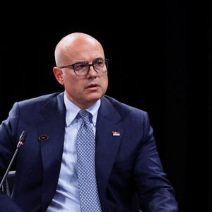 Serbian prime minister Milos Vucevic resigned Tuesday following mass anti-corruption protests.