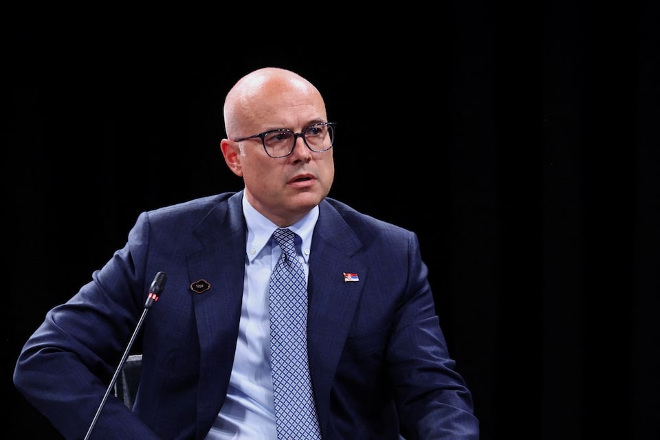 Serbian prime minister Milos Vucevic resigned Tuesday following mass anti-corruption protests. Serbian prime minister Milos Vucevic resigned Tuesday following mass anti-corruption protests.