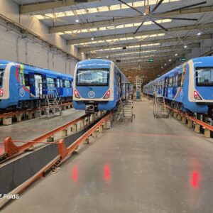 Китайская компания CRRC завершила подготовку к отправке новой партии поездов для метро Лагоса.