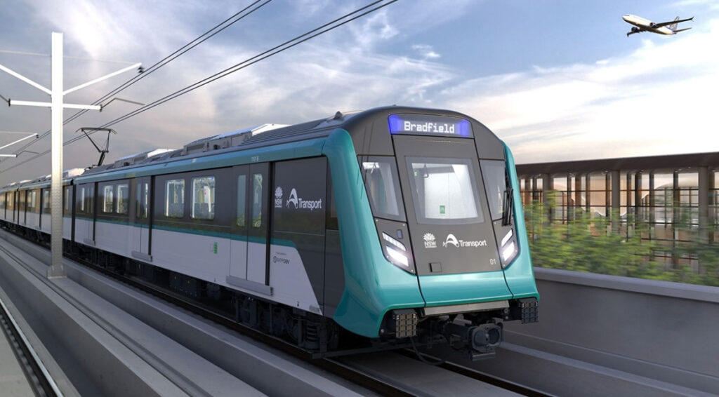 Siemens Mobility has unveiled a full-scale model of an autonomous train for the Sydney Metro. It is designed for the 23-kilometer Western Sydney Airportline, connecting New South Wales’ capital with the airport Siemens Mobility has unveiled a full-scale model of an autonomous train for the Sydney Metro. It is designed for the 23-kilometer Western Sydney Airportline, connecting New South Wales’ capital with the airport