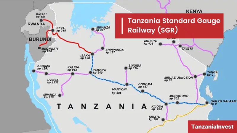 Китай построит железную дорогу между Танзанией и Бурунди Китай построит железную дорогу между Танзанией и Бурунди