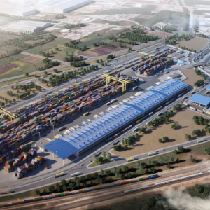 В Турции активно строят мультимодальный терминал Railport, который заработает в 2025 году.