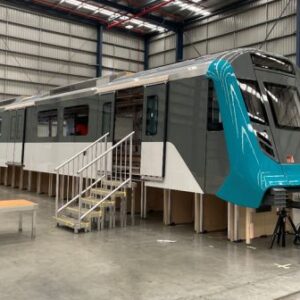 Siemens has unveiled a model of a new train that will be added to the Sydney Metro on the Western Sydney Airport line.