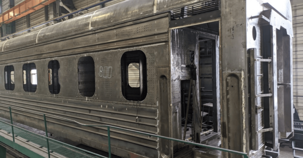 The assembly of the anniversary passenger car has started at KRCBW. The assembly of the anniversary passenger car has started at KRCBW.