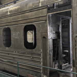 The assembly of the anniversary passenger car has started at KRCBW.