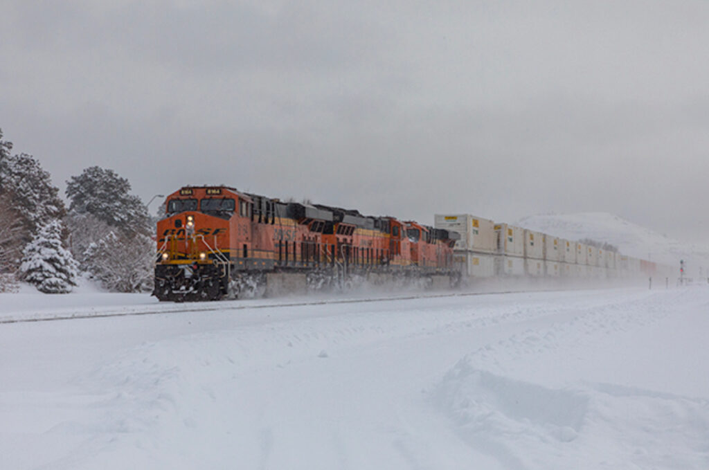 Severe cold weather continues disrupting BNSF’s Northern Transcon, affecting train operations and causing significant shipping delays. Emergency measures, including rerouting and train length restrictions, aim to maintain service reliability. Severe cold weather continues disrupting BNSF’s Northern Transcon, affecting train operations and causing significant shipping delays. Emergency measures, including rerouting and train length restrictions, aim to maintain service reliability.