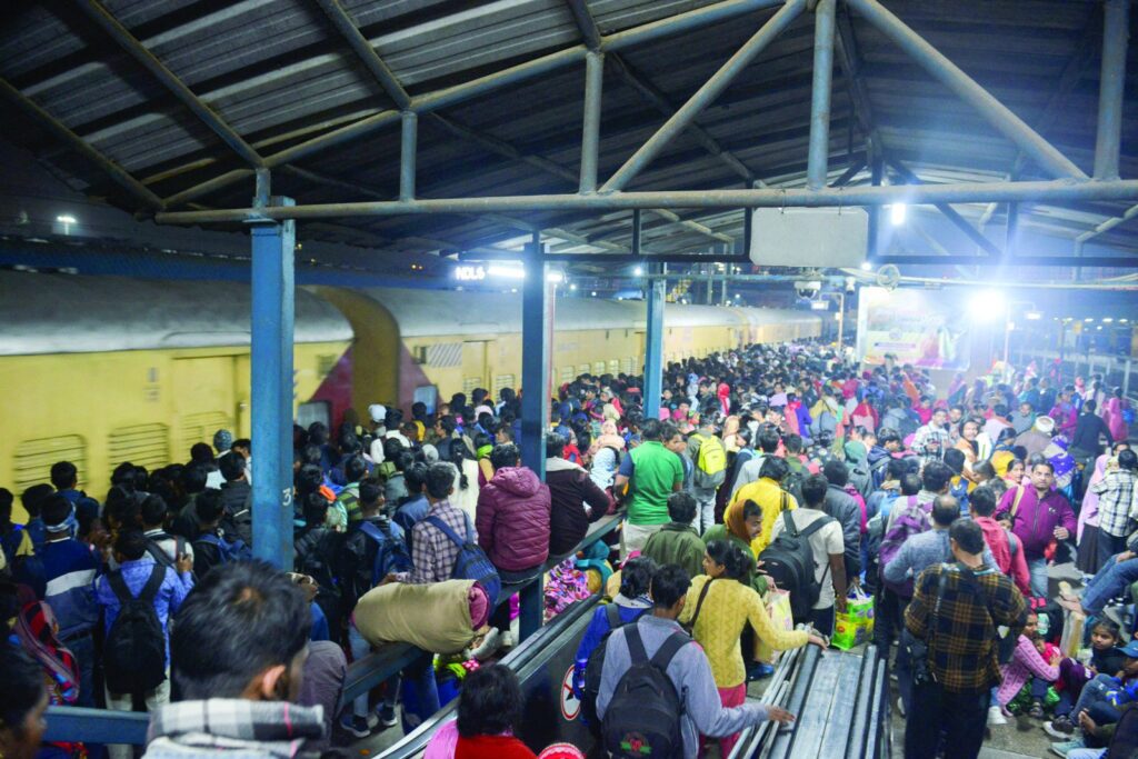 Eighteen people lost their lives in a tragic stampede at Delhi railway station on Saturday night. Chaos erupted as thousands of passengers rushed to board overcrowded trains heading to the Maha Kumbh festival. Eighteen people lost their lives in a tragic stampede at Delhi railway station on Saturday night. Chaos erupted as thousands of passengers rushed to board overcrowded trains heading to the Maha Kumbh festival.