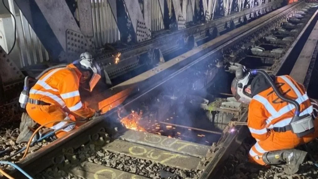 Network Rail extends bridge work, causing further disruptions for weekend travelers. The ongoing maintenance, requiring additional time, affects train services across key routes, impacting thousands of commuters.