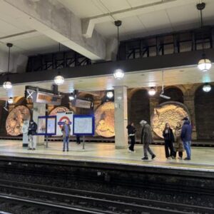The London Underground station Gloucester Road has amazed commuters with unexpected art installations for 25 years. This hidden platform gallery features murals, sculptures, and creative exhibits near South Kensington.