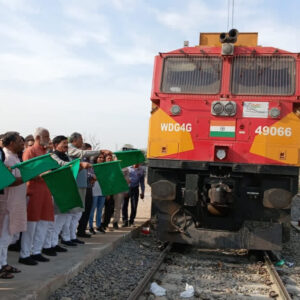 Indian Railways has launched its first Exclusive Container Rail Terminal (ECRT) in Gujarat’s Unjha. Officials flagged off a train carrying cumin, isabgol, and spices to Mudra Port Cargo Complex.