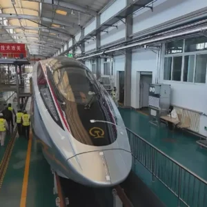 China unveiled the CR450, the world’s fastest high-speed train, in Beijing late 2024. Now, researchers test this prototype and target commercial rollout within two years.