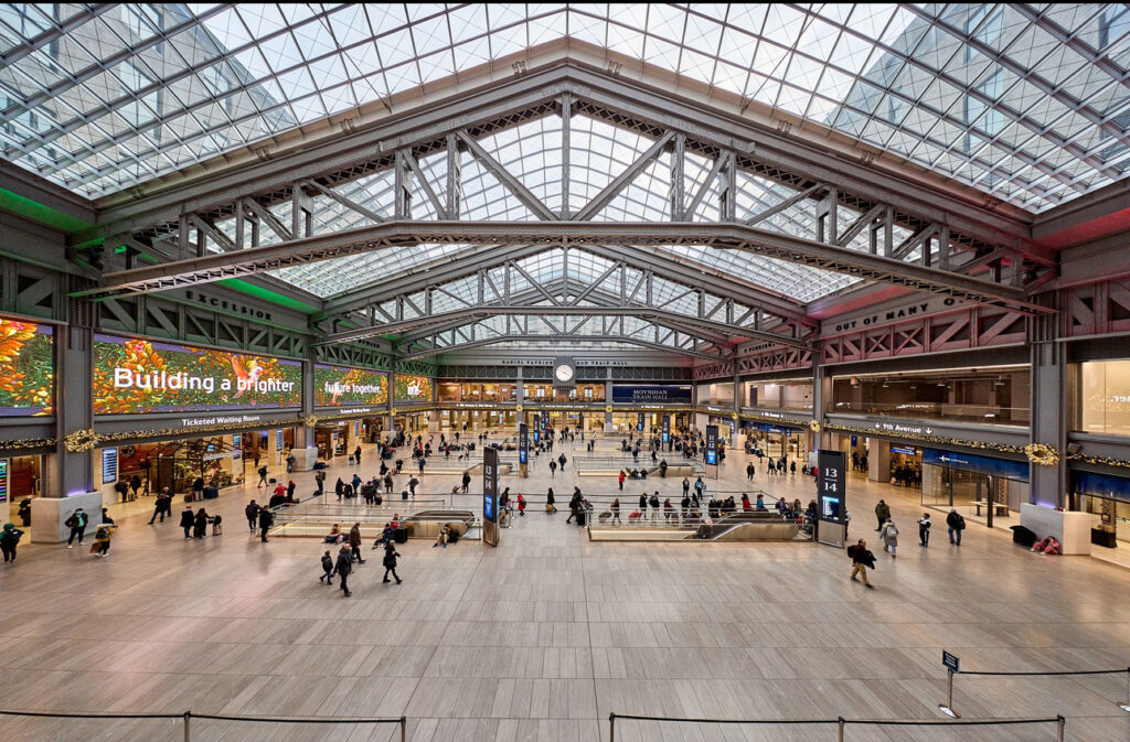 NJ Transit proudly restored rail service flowing smoothly in and out of NY Penn Station. Debris tangled in overhead wires near Newark halted trains for one hour Saturday.
