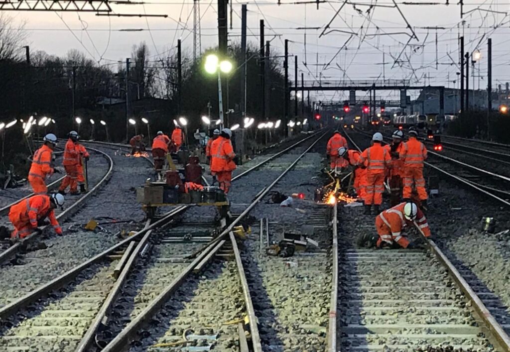 Engineers launch West Coast Mainline spring works, upgrading tracks and signals soon. Crews will enhance infrastructure actively on both sides of the border. Engineers launch West Coast Mainline spring works, upgrading tracks and signals soon. Crews will enhance infrastructure actively on both sides of the border.