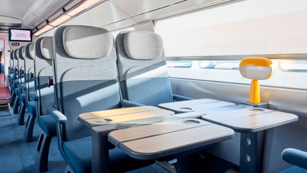 SNCF Voyageurs and Alstom proudly unveiled the Fifth-generation TGV interiors recently. SNCF Voyageurs and Alstom proudly unveiled the Fifth-generation TGV interiors recently.