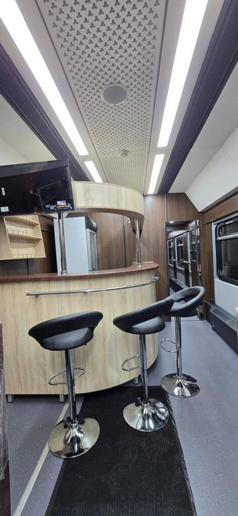 Uzbekistan Railways proudly launched new passenger carriages to improve travel comfort. The Tashkent plant built models 61-950 and 61-951 for the national carrier Uzbekistan Railways proudly launched new passenger carriages to improve travel comfort. The Tashkent plant built models 61-950 and 61-951 for the national carrier