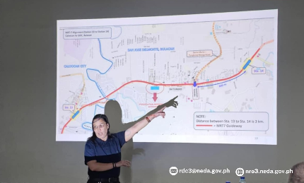 The Department of Transportation and San Jose Del Monte officials finalized the MRT-7 San Jose Del Monte Station site. They confirmed the new location along Quirino Highway this month