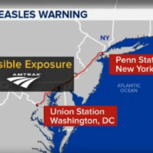 Amtrak announced a passenger with measles traveled from New York City to Washington, D.C. The transit agency confirmed this incident on Wednesday, alerting customers quickly.
