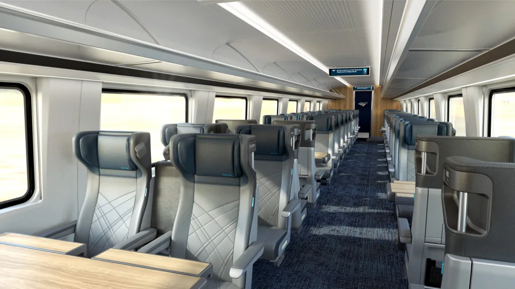Amtrak introduces Amtrak Airo trains, featuring larger windows and enhanced comfort for travelers. This launch begins the company’s push to expand America’s rail network. Amtrak introduces Amtrak Airo trains, featuring larger windows and enhanced comfort for travelers. This launch begins the company’s push to expand America’s rail network.