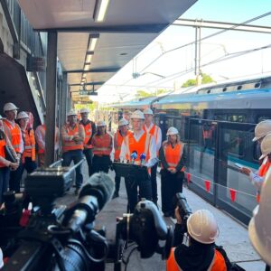 Sydney Metro testing has commenced on the new Sydenham to Bankstown line, marking a significant milestone in the city’s transport expansion. The first train completed its journey at 4 a.m.