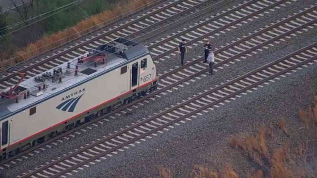An Amtrak train struck and killed three people in Bucks County, Pennsylvania, on April 3 near Bristol. The crash happened around 6:10 p.m., devastating the local area. An Amtrak train struck and killed three people in Bucks County, Pennsylvania, on April 3 near Bristol. The crash happened around 6:10 p.m., devastating the local area.
