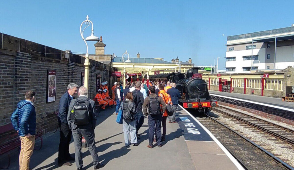 Keighley Station has reopened after a £10 million renovation that preserved its historic charm while significantly improving passenger facilities. Keighley Station has reopened after a £10 million renovation that preserved its historic charm while significantly improving passenger facilities.