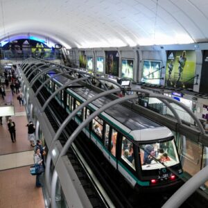 The Paris Metro Line 14 has been modernised and extended with advanced automation, improving public transportation across the capital city with higher speed and reliability