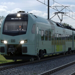 Stadler will deliver 19 battery-powered FLIRT Akku trains to DB Regio for use in Central Thuringia, starting operations in December 2028