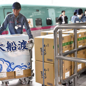 JR East has launched a new freight service using Shinkansen trains to meet increasing logistics demands while preparing for a long-term decline in passenger numbers