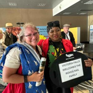 Tourists involved in the Rovos Rail train accident near Gwanda have reached Zimbabwe safely and are now exploring Victoria Falls.