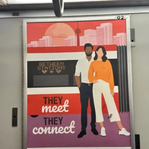A new TTC campaign promoting personal connections on transit is fueling an intense online debate among Toronto residents concerned about public safety.