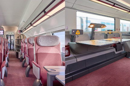 Revolutionary Train Design Transforms TGV inOui Interiors