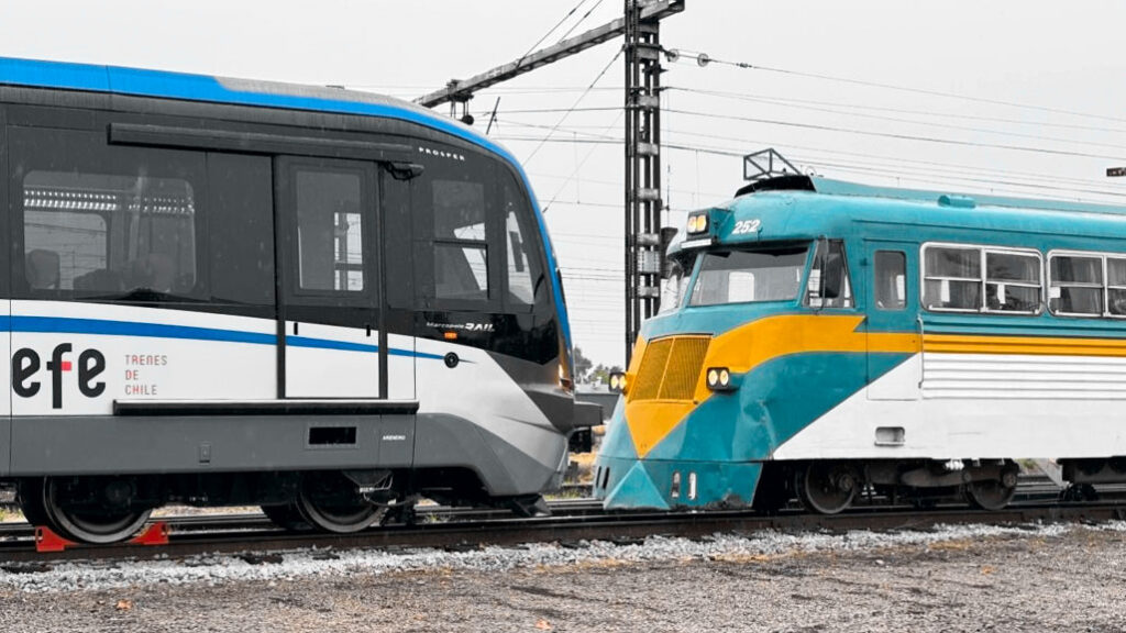 The Chilean State Railways (EFE) unveiled the railbus Prosper VLT for the 88 km Talca–Constitución line, improving the quality of regional transport The Chilean State Railways (EFE) unveiled the railbus Prosper VLT for the 88 km Talca–Constitución line, improving the quality of regional transport