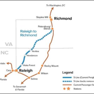North Carolina continues to invest in its high-speed rail project, ensuring progress despite temporary federal funding uncertainties impacting the Raleigh-to-Richmond corridor development