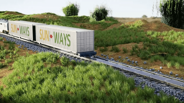Sun-Ways has introduced an innovative project featuring solar panels on railway tracks, aiming to transform energy generation for rail transport while promoting global sustainability efforts. Sun-Ways has introduced an innovative project featuring solar panels on railway tracks, aiming to transform energy generation for rail transport while promoting global sustainability efforts.