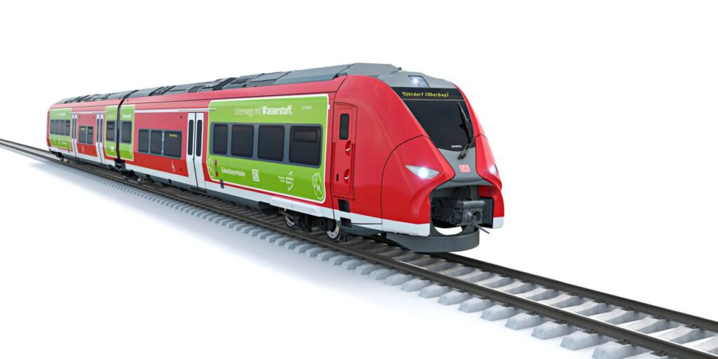 Компанія Siemens Mobility розпочала виробництво водневих поїздів, які найближчими роками замінять дизельні склади на маршрутах мережі Südostbayernbahn. Компанія Siemens Mobility розпочала виробництво водневих поїздів, які найближчими роками замінять дизельні склади на маршрутах мережі Südostbayernbahn.