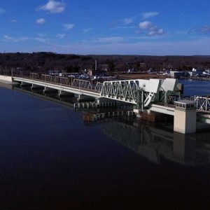 Amtrak, together with the Connecticut Department of Energy and Environmental Protection (DEEP), opened a fishing pier at Eagle Landing State Park in Haddam, offering anglers an alternative while construction closes the Old Lyme Ferry Landing